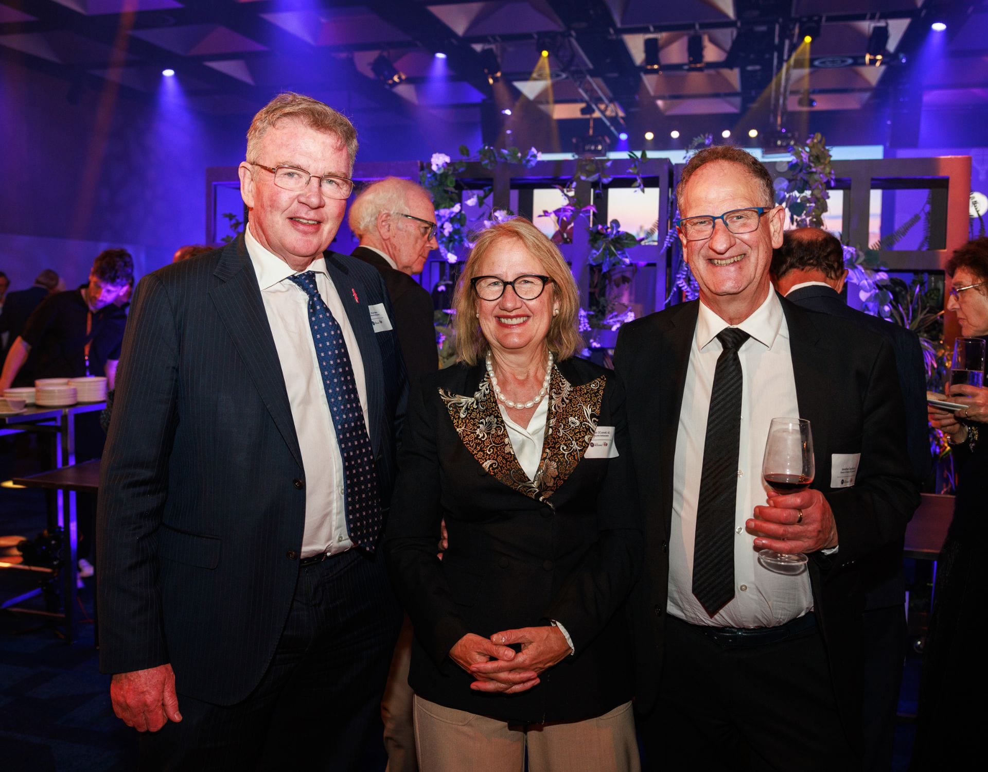 Ambassadors networking at a business event